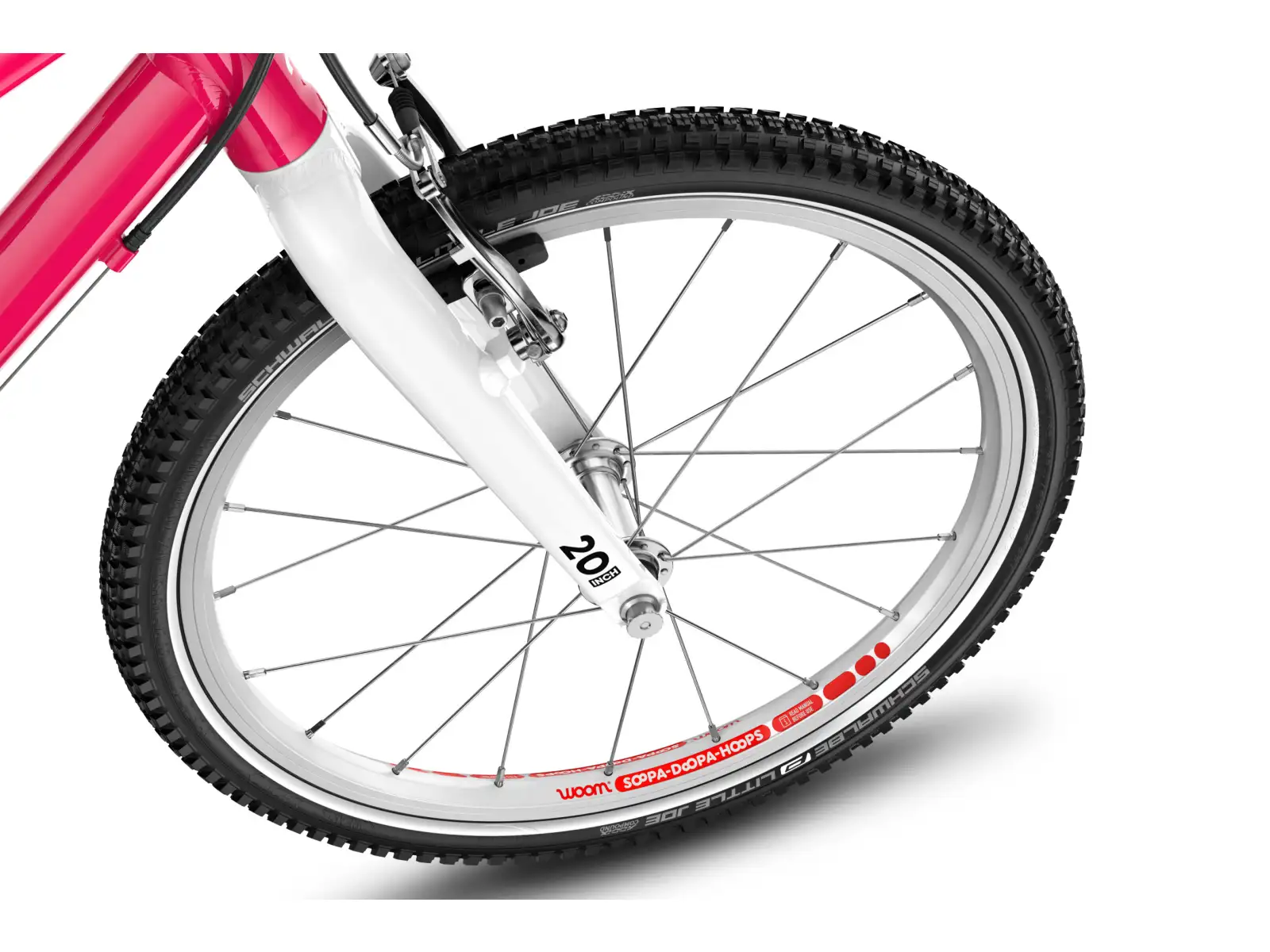 Woom GO 4 kids bike 20" Hot Pink