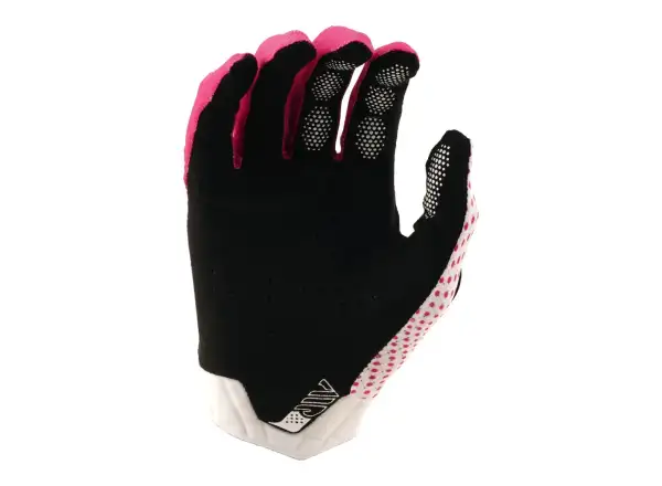 Troy Lee Designs x SRAM Air gloves Radioscape Fuchsia