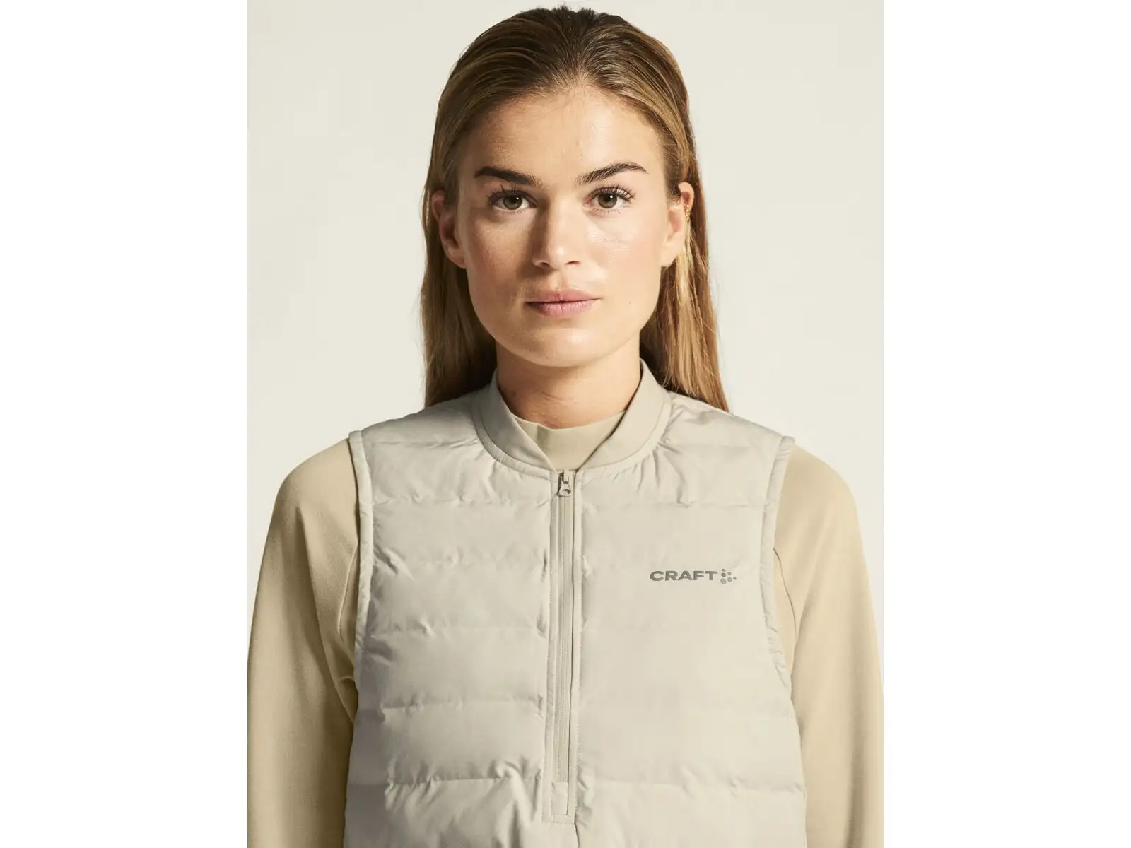 CRAFT SubZ 5 women's running vest beige