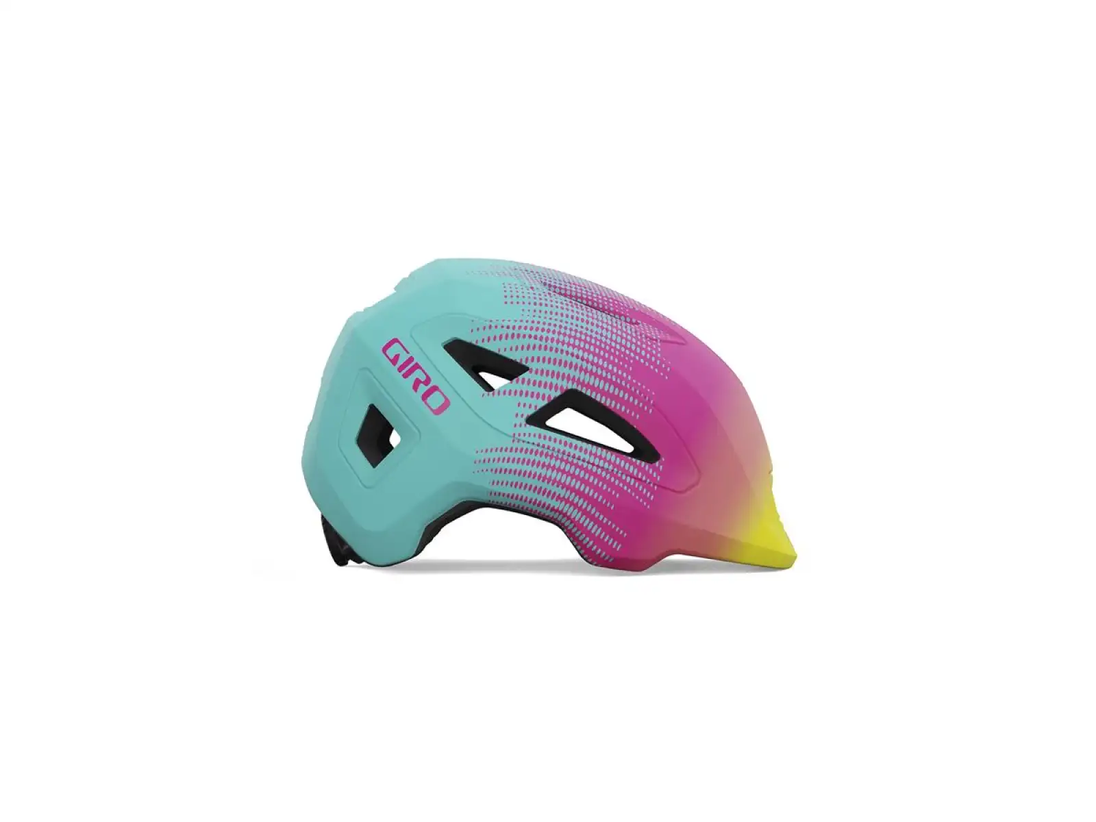 Giro Scamp II children's helmet Mat Teal/Pink Towers