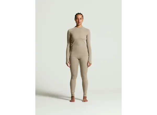 CRAFT Wool Comfort RN LS women's T-shirt beige