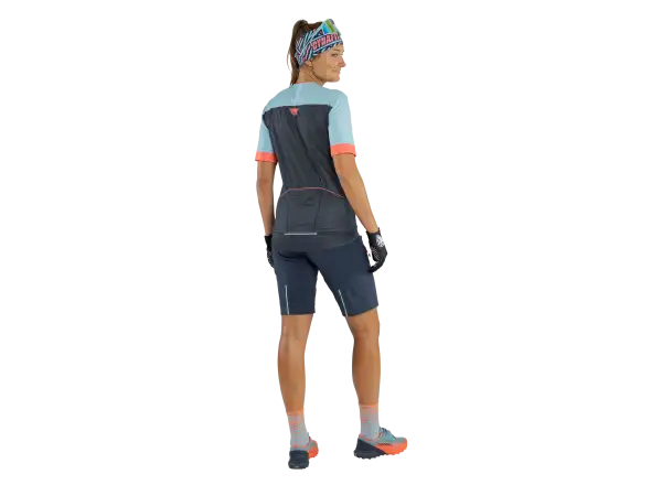 Dynafit Ride Light 1/2 zip women's jersey short sleeve Blueberry/Marine Blue