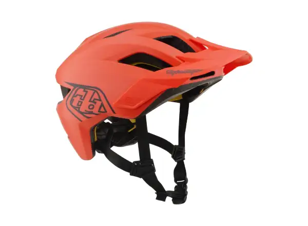 Troy Lee Designs Flowline Mips kids helmet Point Coral/Charcoal