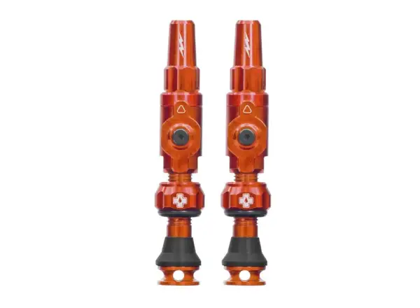 Muc-Off Big Bore Lite tubeless valves orange