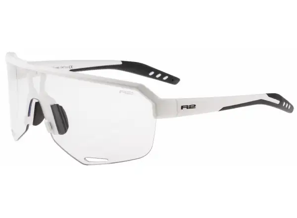R2 Fluke cycling glasses white/photochromic lenses