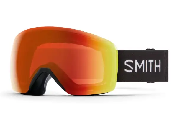Smith Skyline ski goggles Black /ChromaPop Everyday Red Mirror