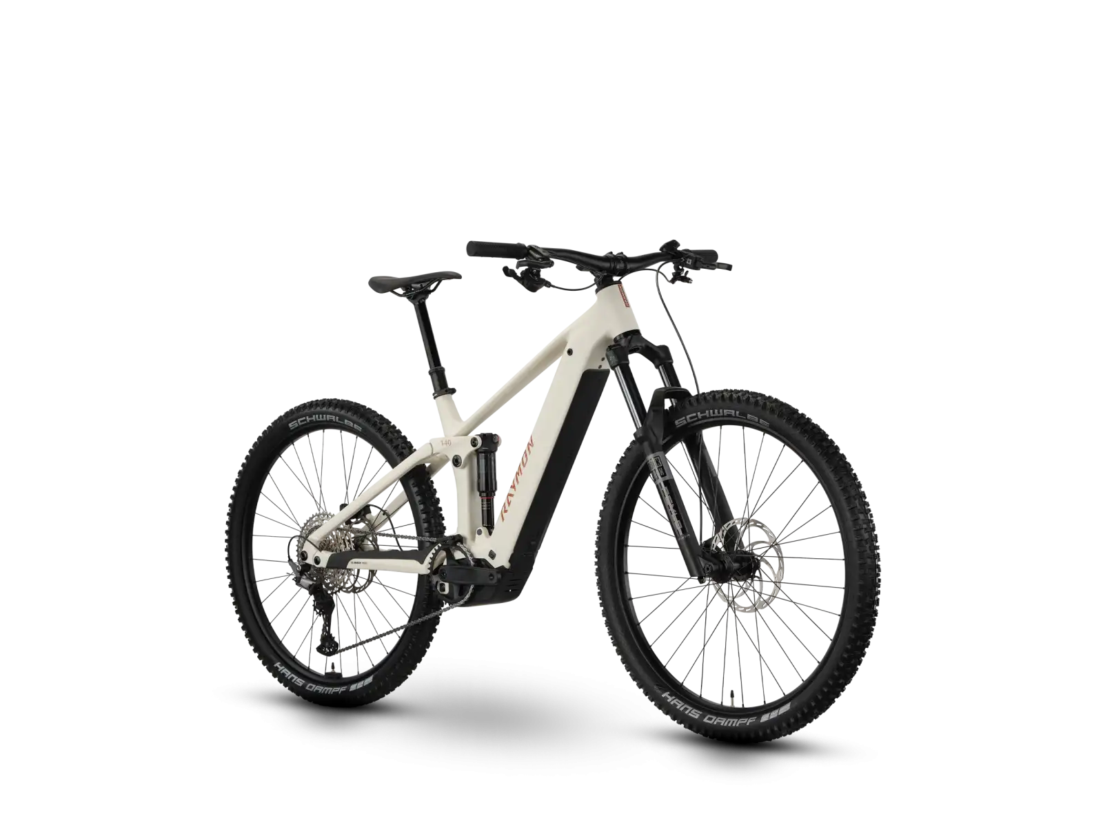 Raymon Korak Pro pepperwhite/copper full-suspension e-bike