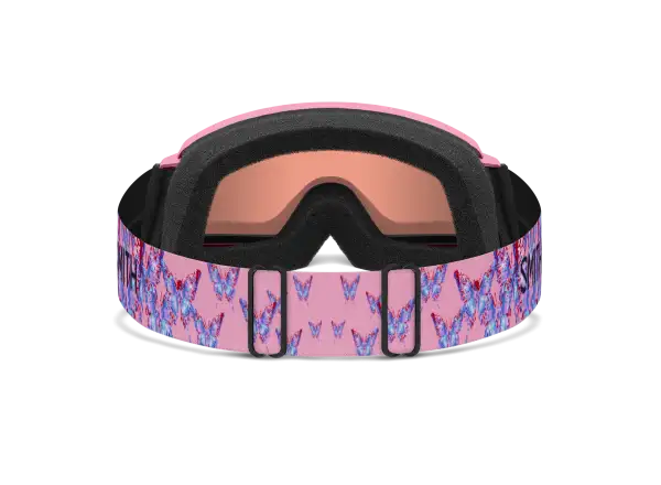 Smith Rascal kids ski goggles Bright Pink LoFi Butterfly / RC36