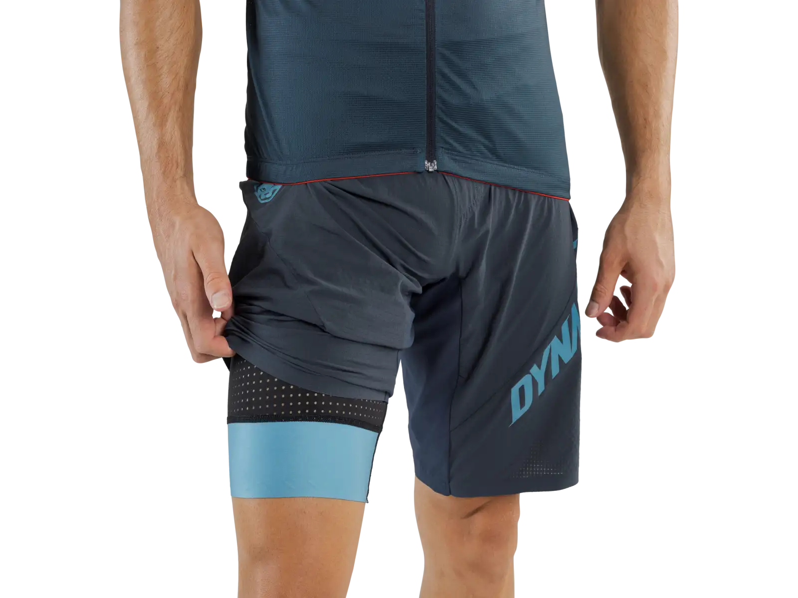 Dynafit Ride Light 2in1 men's shorts Blueberry/Storm Blue