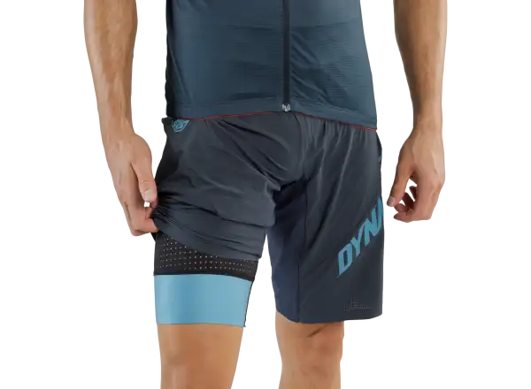 Dynafit Ride Light 2in1 men's shorts Blueberry/Storm Blue