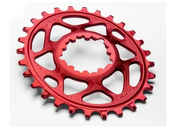 Absolute Black Sram OVAL BOOST chainring, 34T red