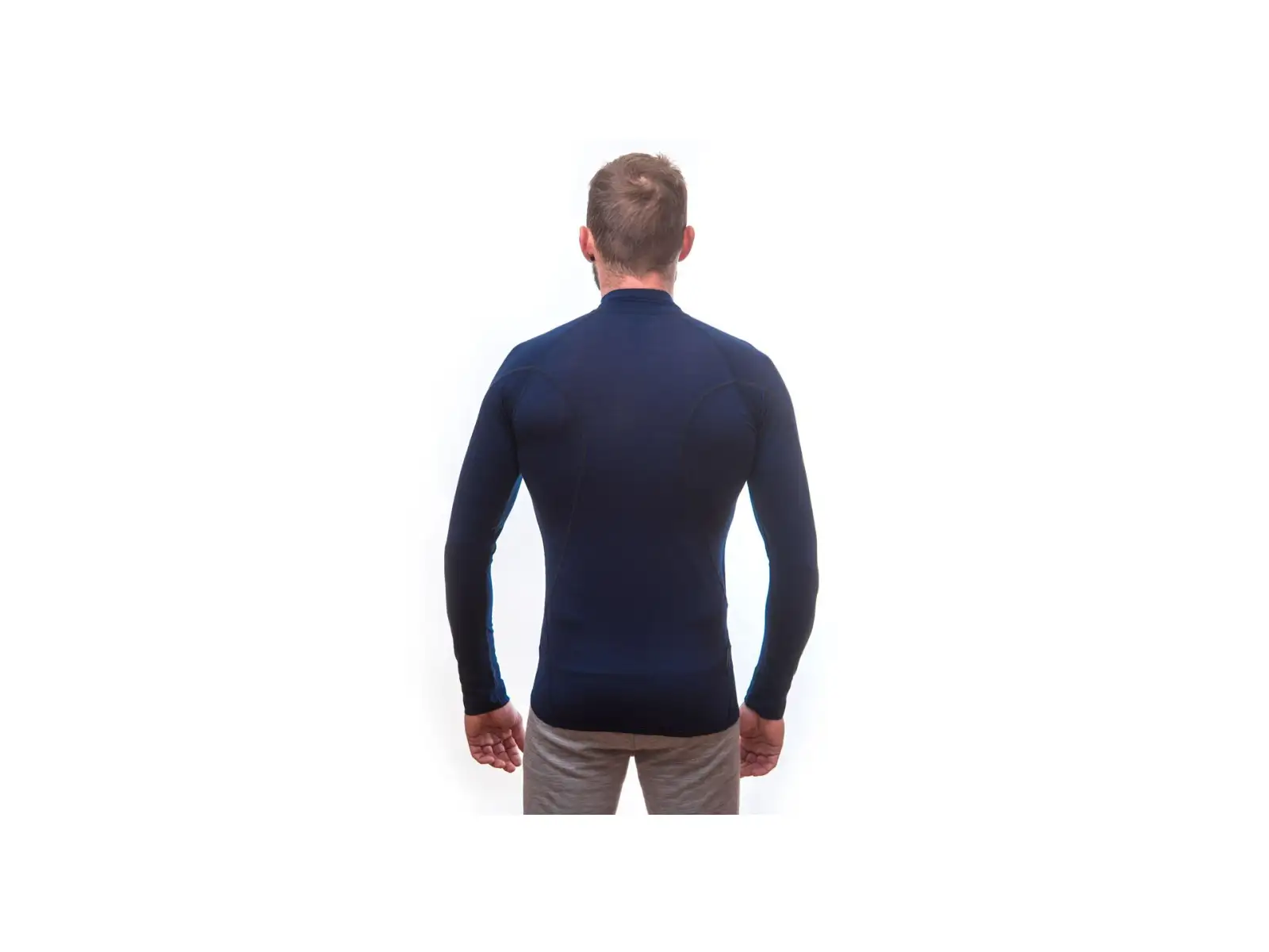 Sensor Merino Active men's long sleeve shirt Deep Blue