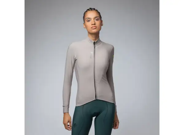 Alé Pragma Fondo 3.0 women's insulated long sleeve jersey Rope Grey