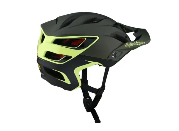 Troy Lee Designs A3 Mips helmet Uno Glass Green