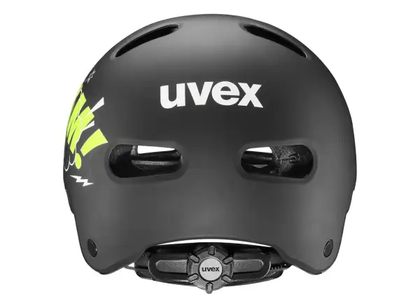 Uvex Kid 4 Style kids helmet Bam Black/Lime Matt