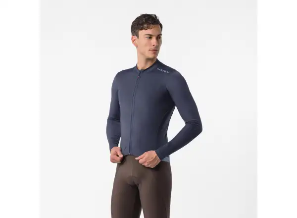 Castelli Espresso Thermal 2 men's long sleeve jersey Twilight blue