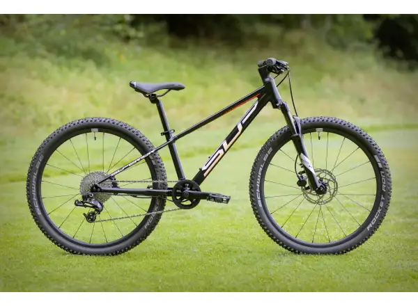 Superior Team 24 children's mountain bike Matte Black/Hologram Chrome/Team Red