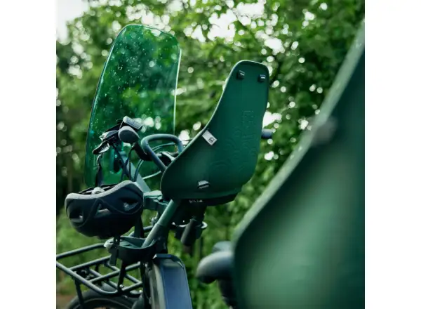 Urban Iki BIO front child seat with stem adapter Mosu Green/Bincho Black