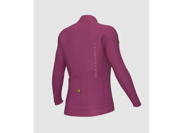 Alé PR-E Follow ME 2.0 women's insulated jersey long sleeve Raspberry