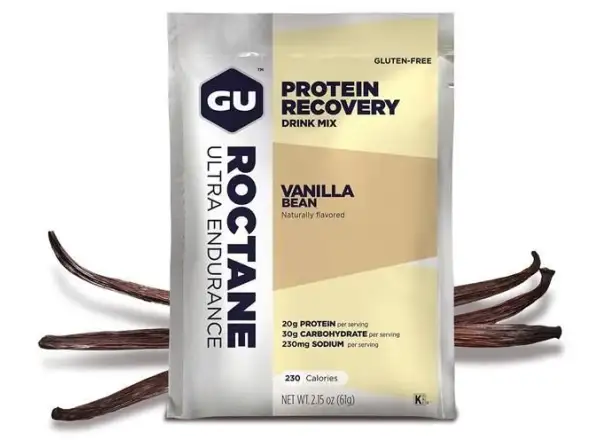 GU Roctane Recovery Drink Mix Vanilla Bean sachet 61 g