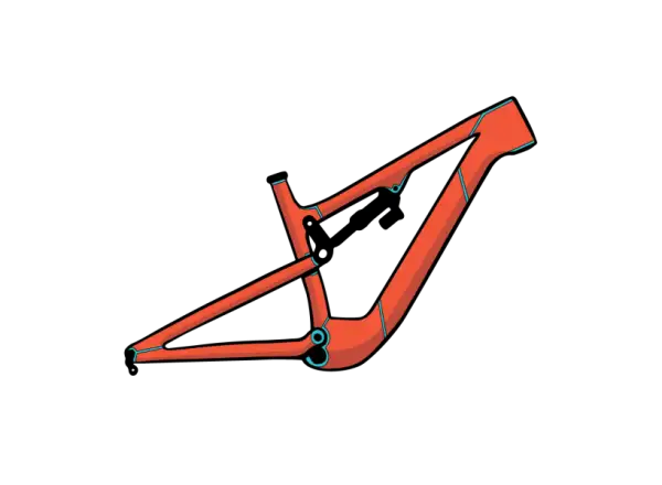 RideWrap set of protective films for frame for Cannondale Moterra Carbon M 2025 Glossy