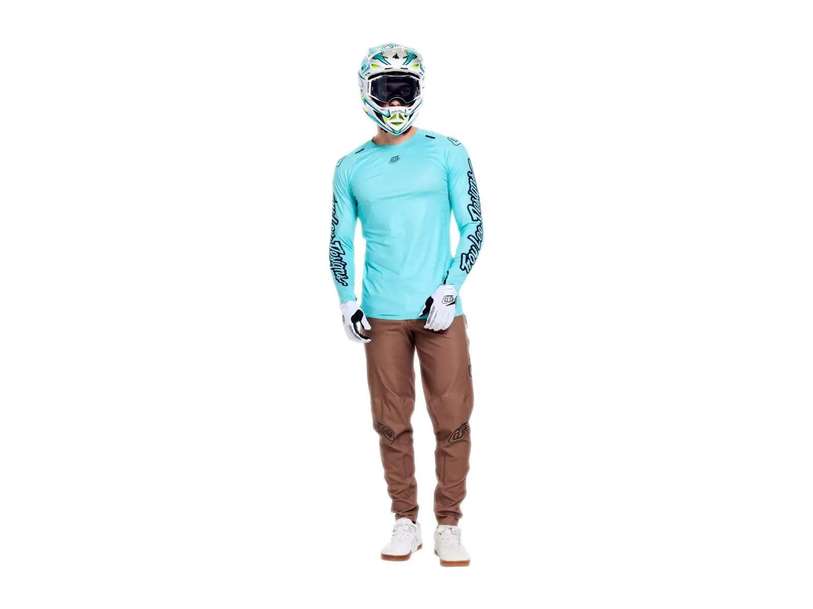 Troy Lee Designs Sprint Ultra men's jersey long sleeve Mono Real Teal