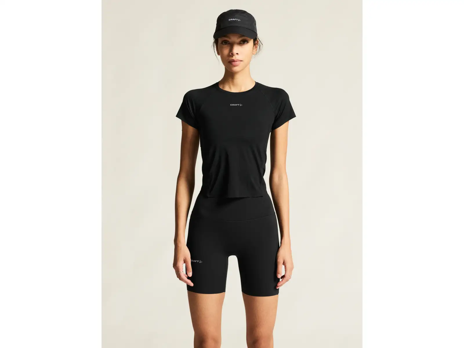 Craft Hypervent Cropped women's T-shirt black
