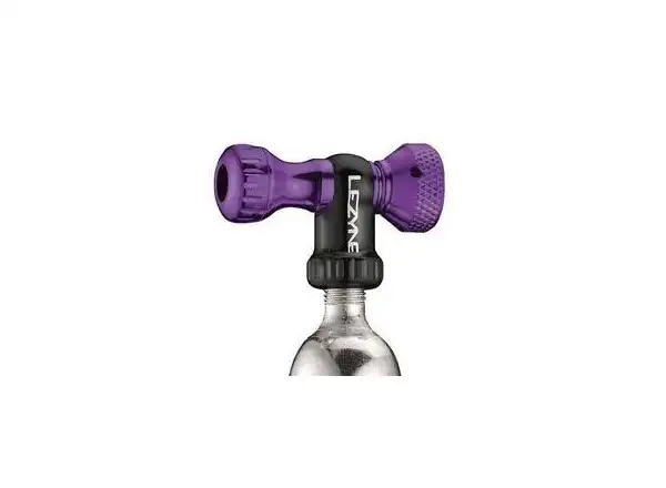 Lezyne Control Drive CNC CO2 pump Purple