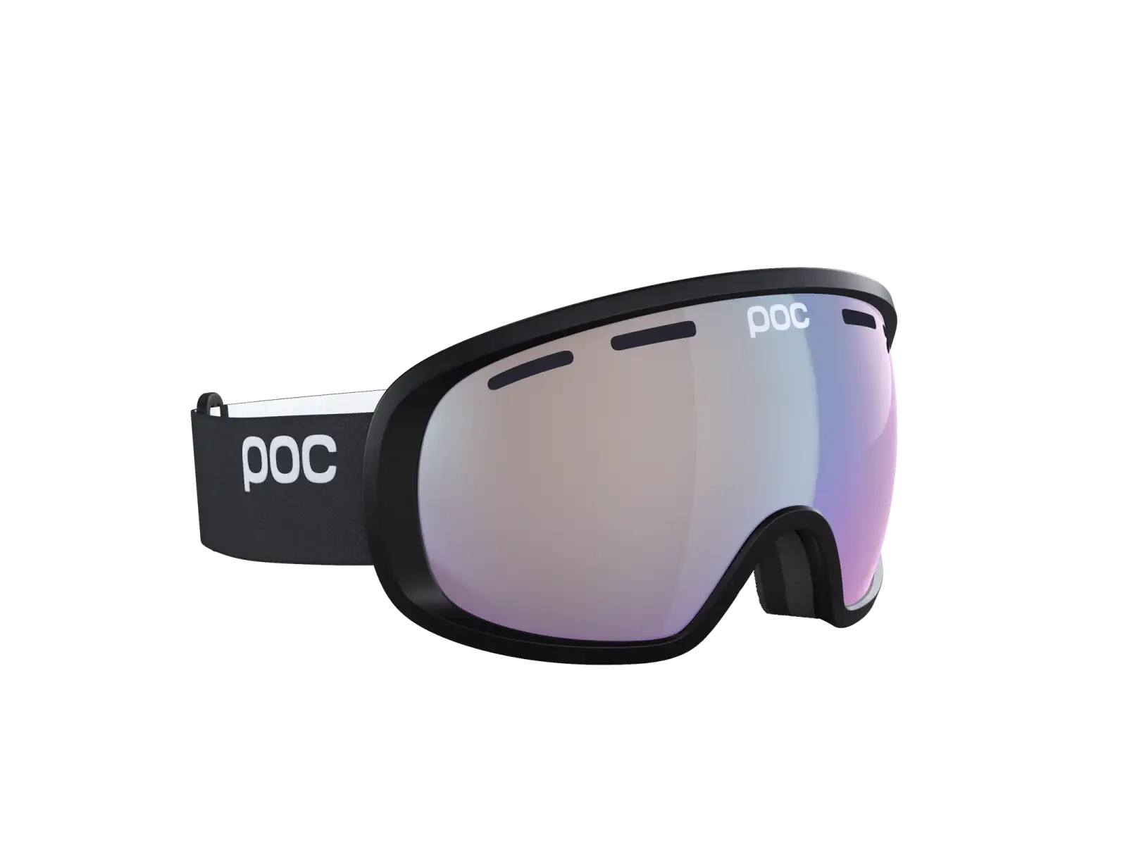 POC Fovea Photochromic ski goggles Uranium Black/Photochromic/Light Pink-Sky Blue