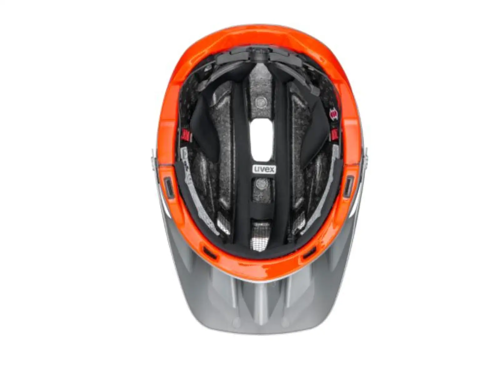 Uvex Quatro Integrale MTB helmet Silver/Orange Mat