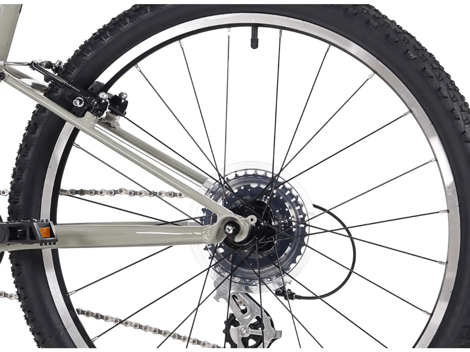 Rock Machine RIFF Jr 24 children's bike Gloss Limerock Grey