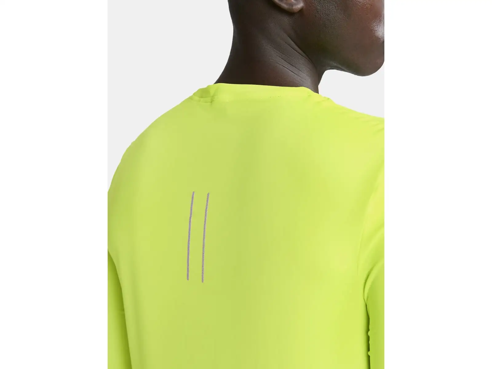 Craft Pro Hypervent Wind men's running shirt long sleeve yellow