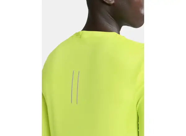 Craft Pro Hypervent Wind men's running shirt long sleeve yellow
