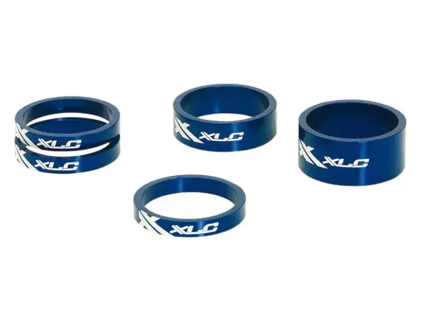 XLC AS-A02 1 1/8" stem spacers blue