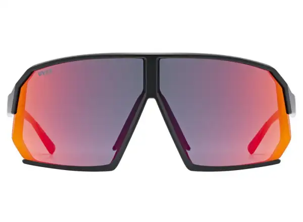 Uvex Sportstyle 237 glasses Black Matt/Mirror Red