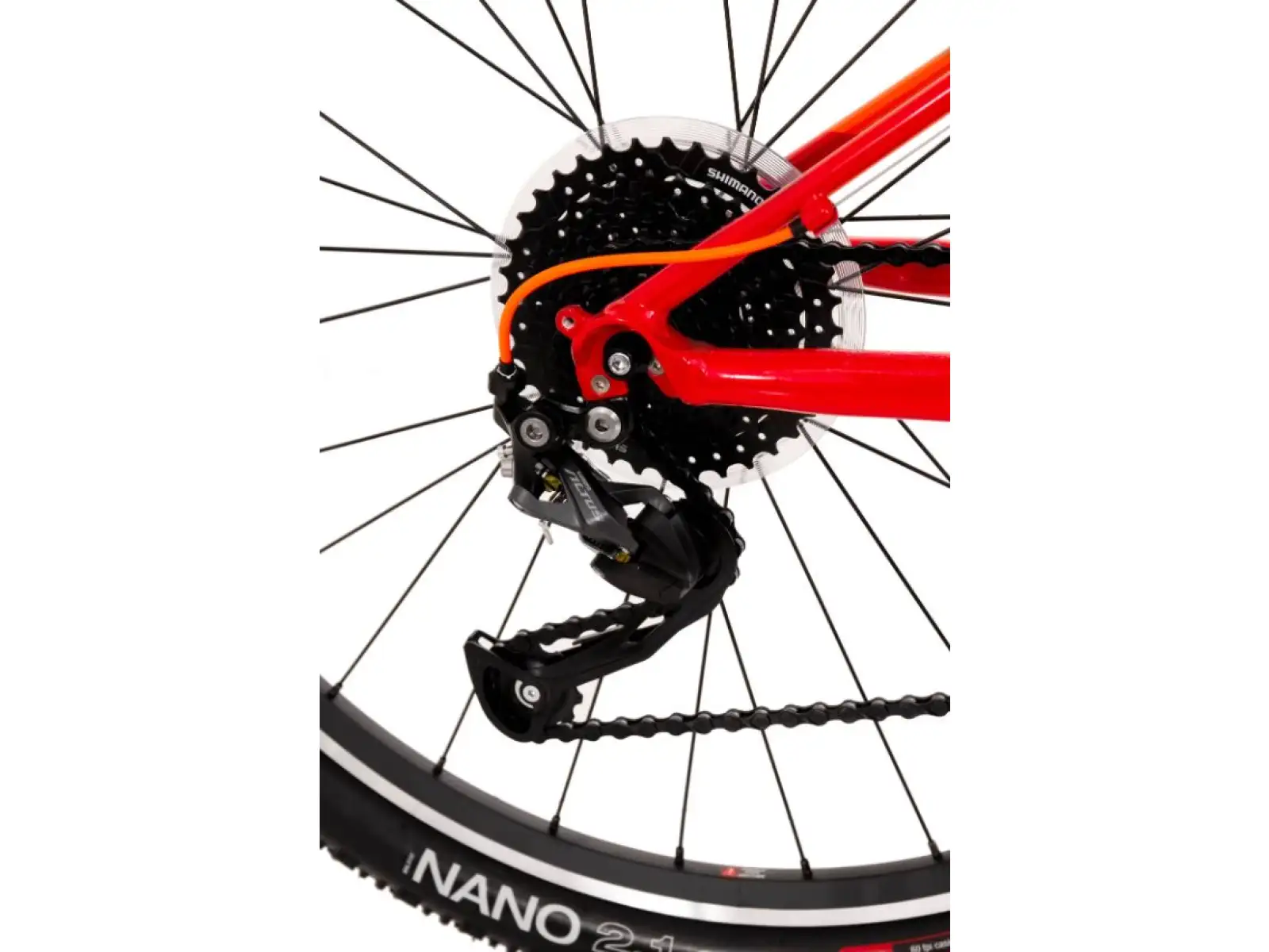 Rock Machine Thunder 27 VB Red/Orange children's Mountain Bike