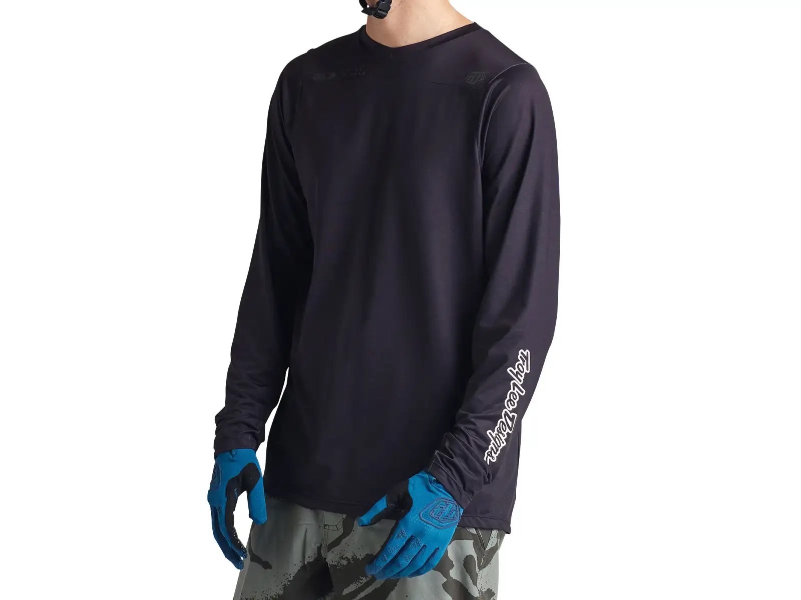 Troy Lee Designs Skyline men's jersey long sleeve Mono Black