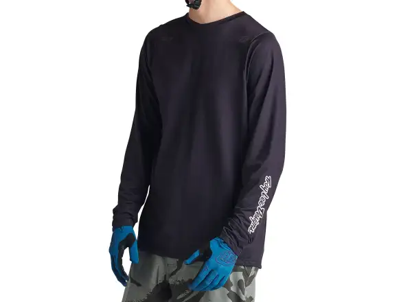 Troy Lee Designs Skyline men's jersey long sleeve Mono Black