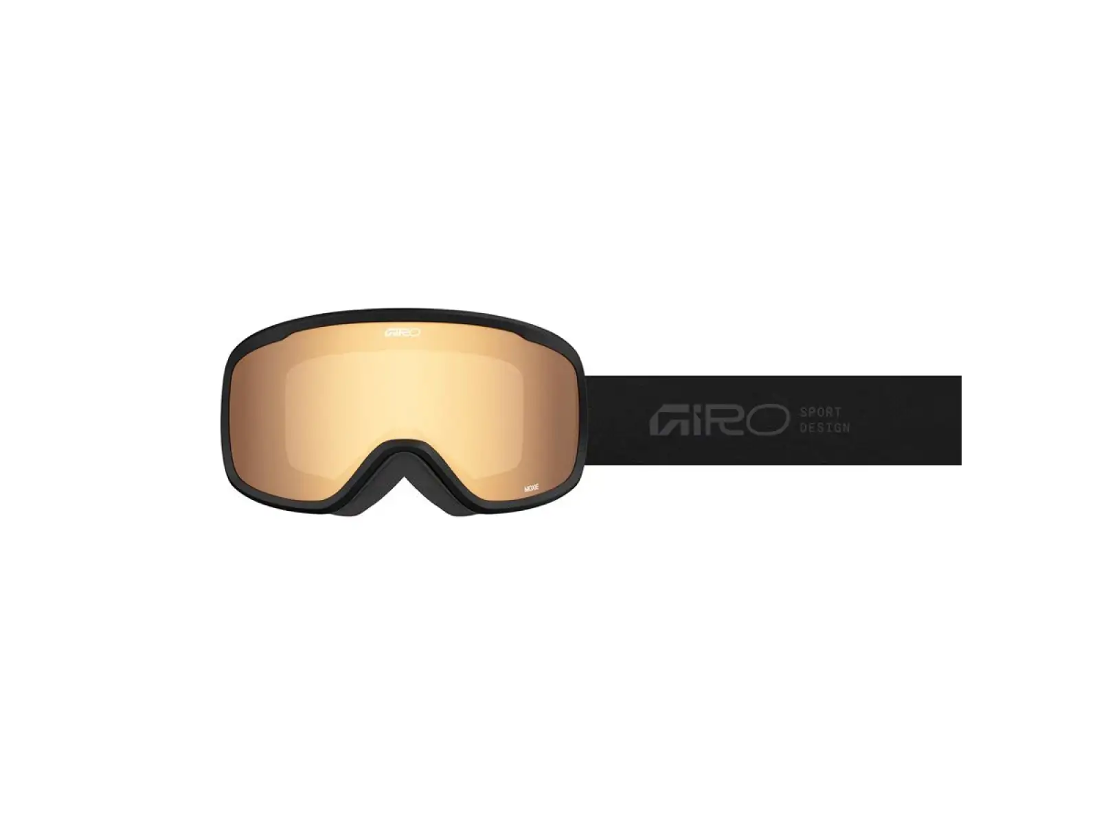 Giro Moxie women's ski goggles Black Stacked/Amber Gold/Yellow (2lenses)