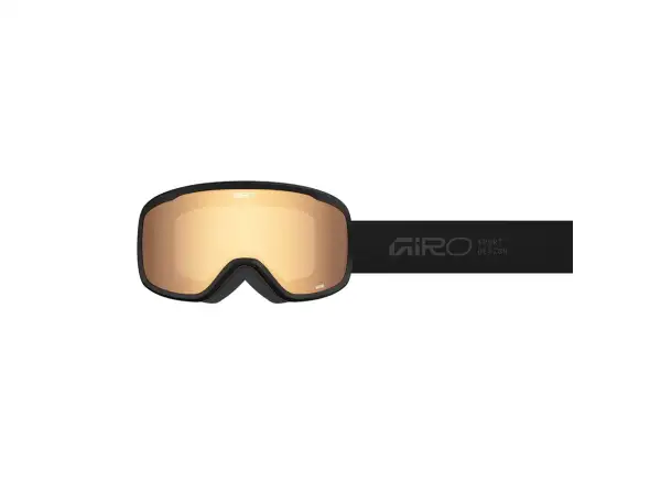 Giro Moxie women's ski goggles Black Stacked/Amber Gold/Yellow (2lenses)