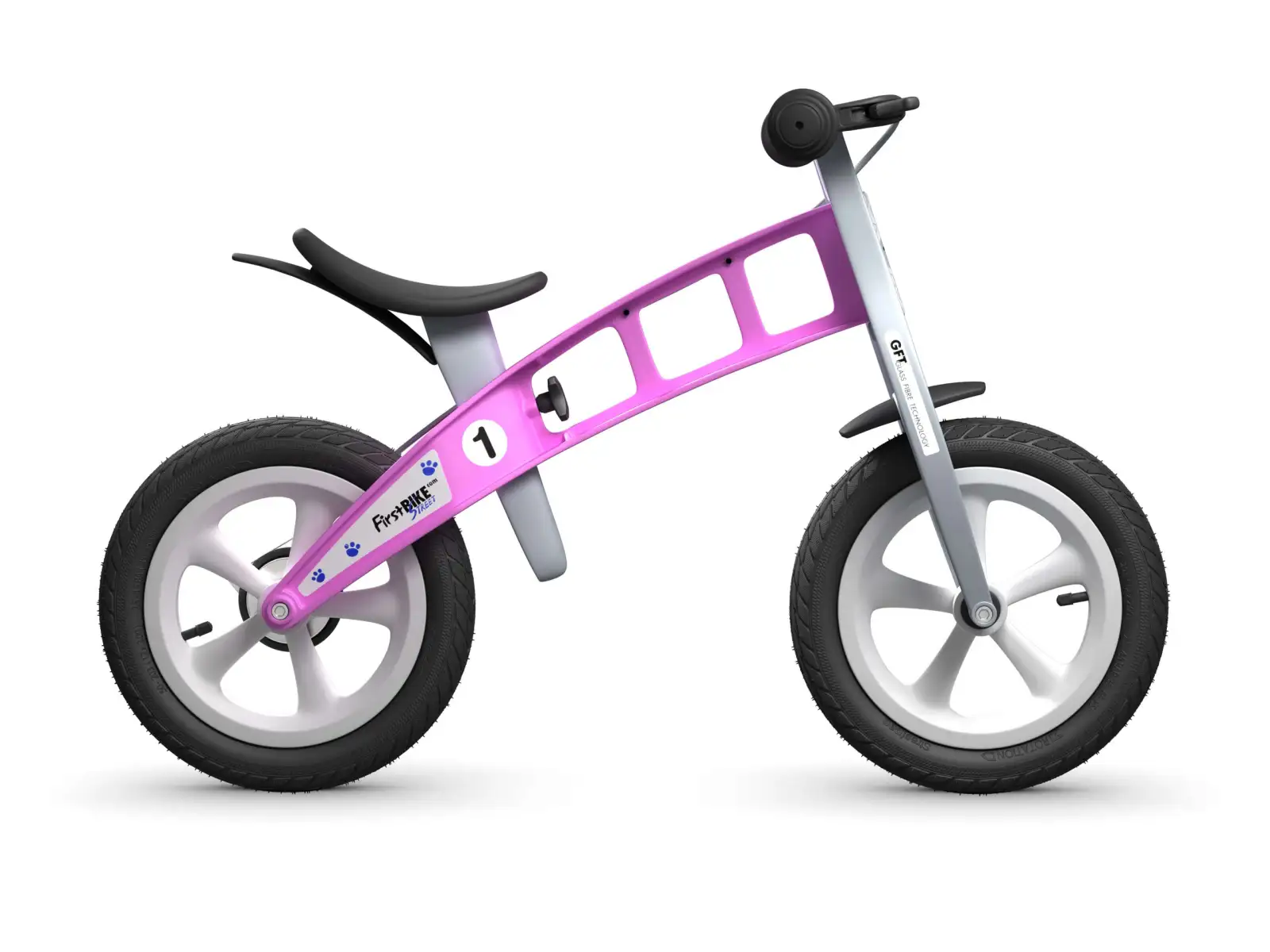 First Bike Street children's balance bike pink