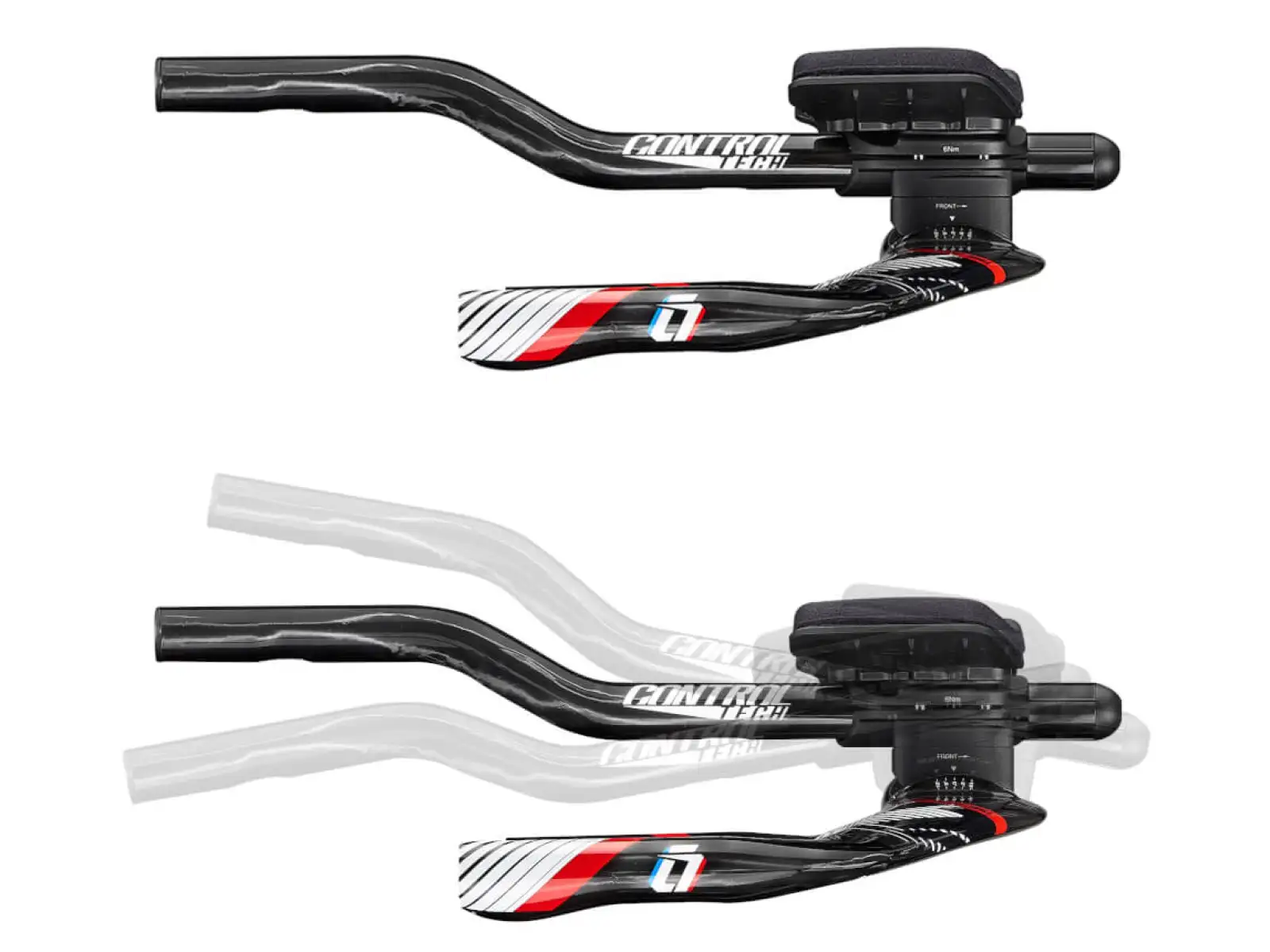ControlTech Time Zone Aerobar carbon handlebars black