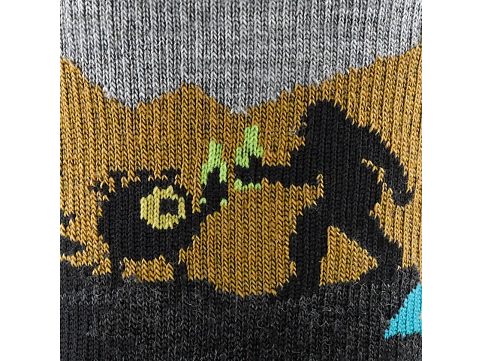 Darn Tough Close Encounters Micro Crew Midweight Cushion men's socks Charcoal