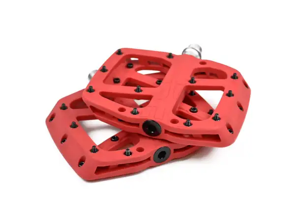 E-13 Base platform pedals Red