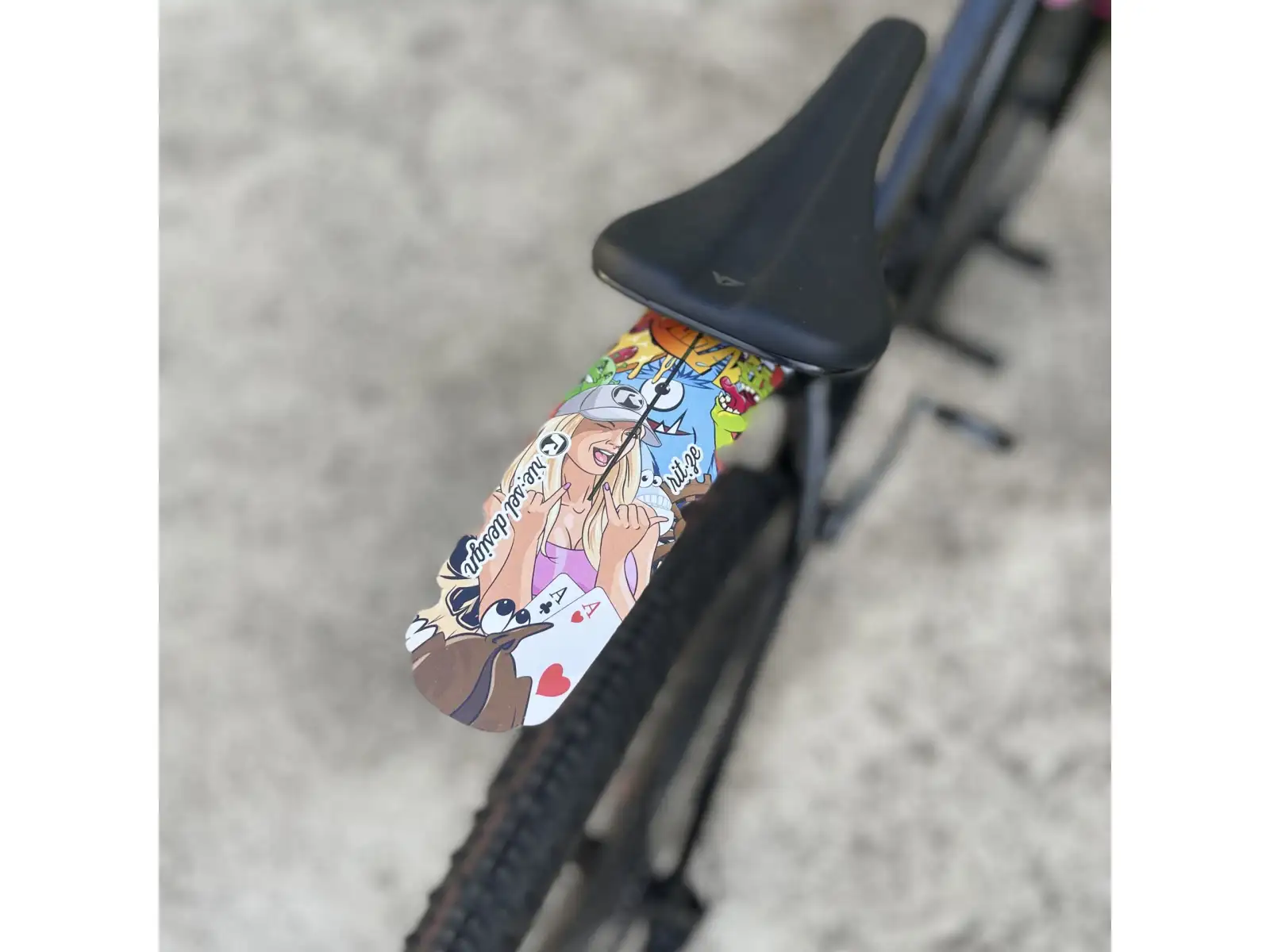 Rie:sel Design Rit:ze mudguard Stickerbomb Eyecatcher