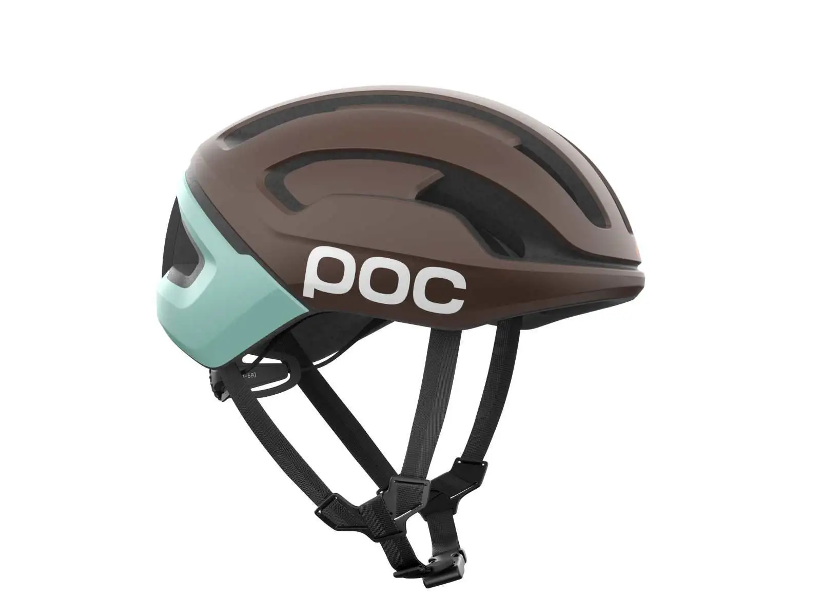 POC Omne Air MIPS helmet Bronzite Brown Matt/Lazurite Blue Matt
