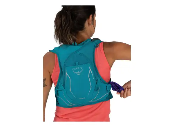 Osprey Dyna 6 women's running vest + 2x Hydraulics bottle 0.5 l Kakio/Manuka Pink