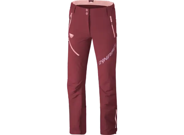 Dynafit Mercury Dynastretch women's softshell pants Burgundy