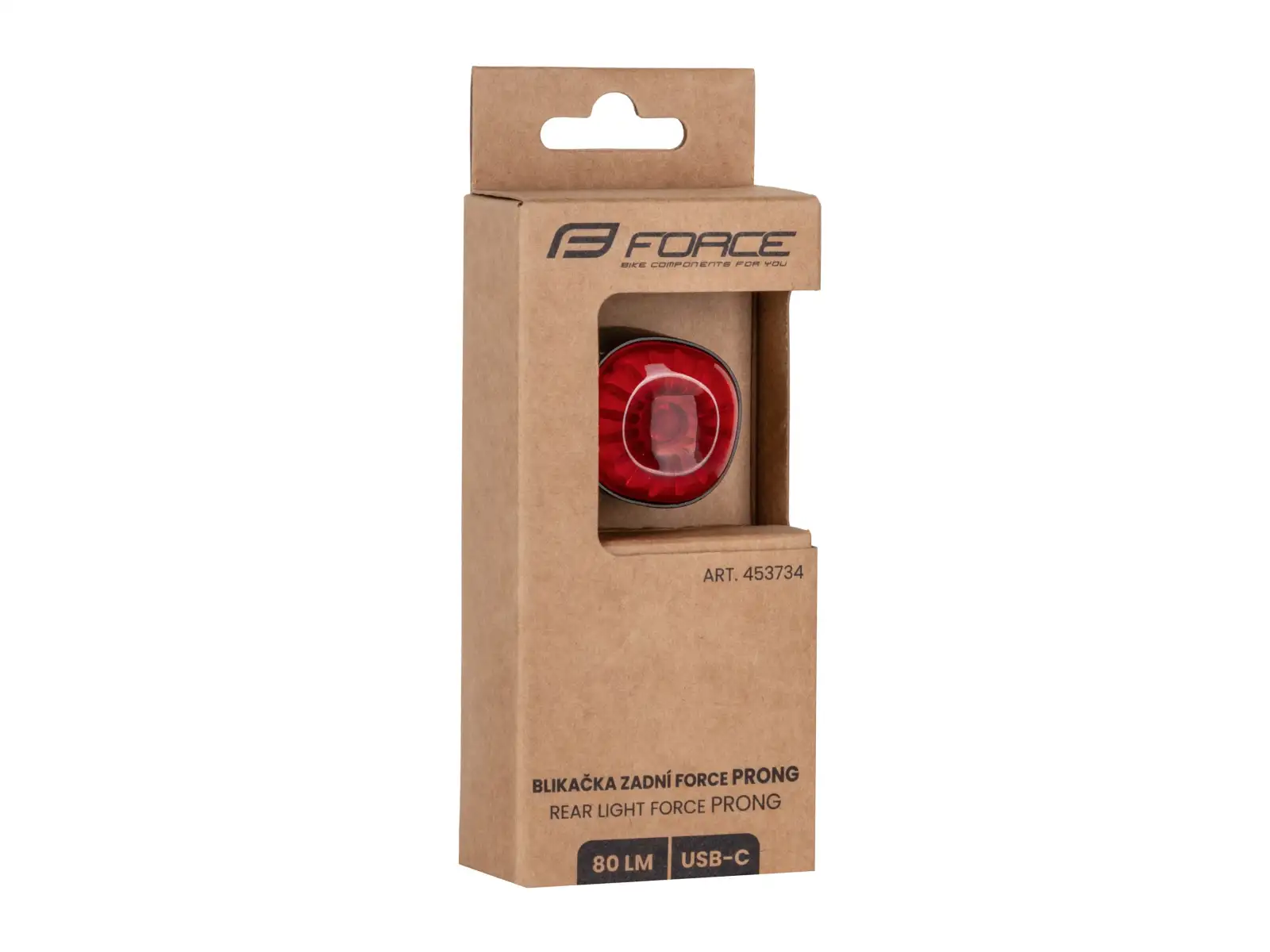 Force Prong rear bike light USB