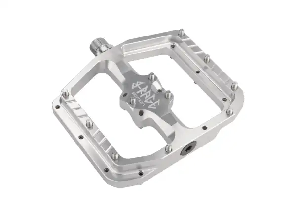 Burgtec Penthouse MK5 B-Rage Edition platform pedals Rhodium Silver